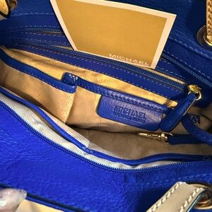 Michael Kors blue shoulder Purse